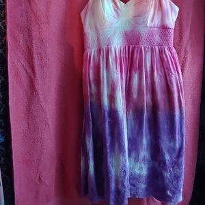 Summer tye dye dress